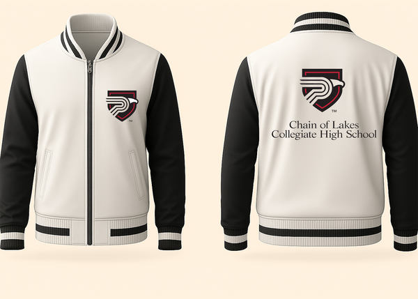 CHAIN VARSITY JACKET