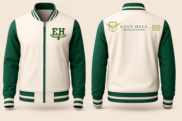 EAST HILL VARSITY JACKET