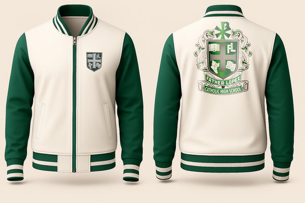 FATHER LOPEZ VARSITY JACKET