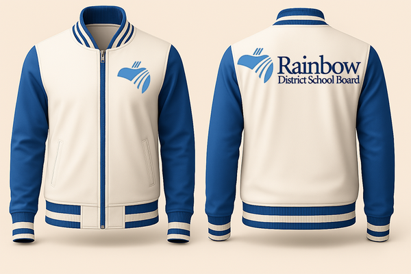 RAINBOW VARSITY JACKET